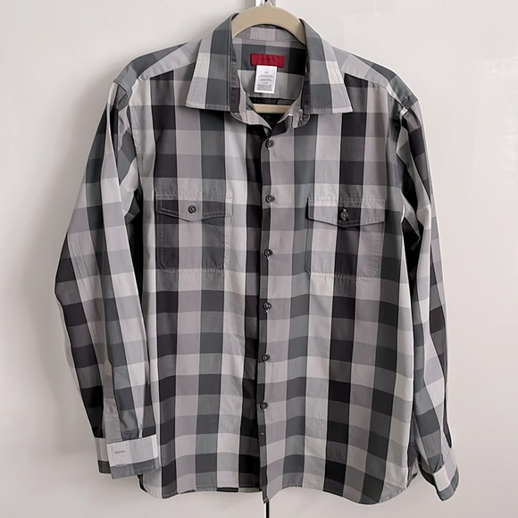 ALFANI Men’s Button Down Shirt Slim Fit, Size L - Picture 1 of 9